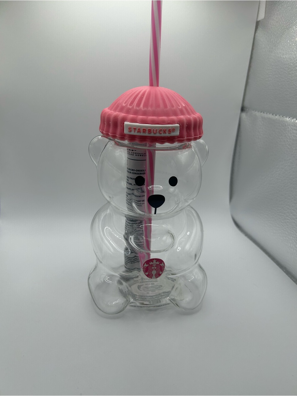 RARE Pink Starbucks Glass Bearista Cup - Picture 7 of 10